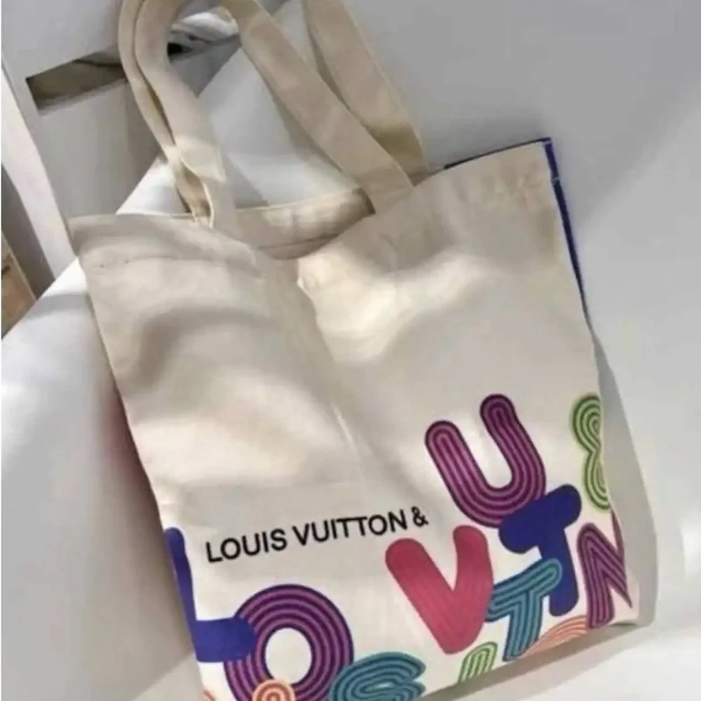 Louis Vuitton Colorful Canvas Tote Bag